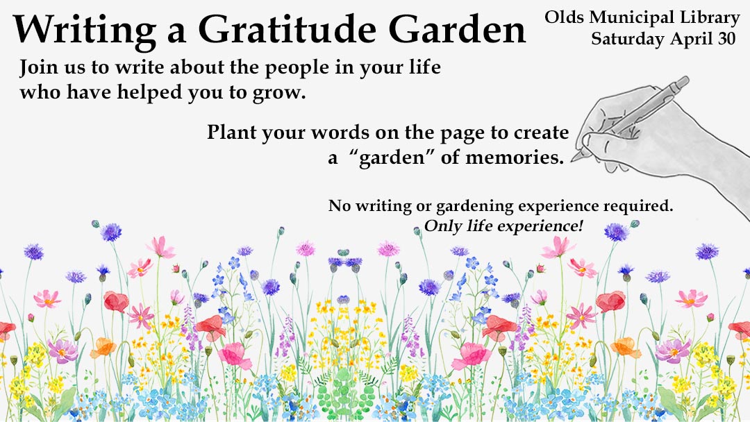 Writing a Gratitude Garden – Olds Municipal Library
